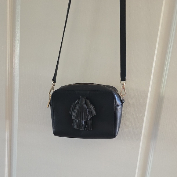 Rebecca Minkoff black Sofia crossbody bag with tassle. - Picture 2 of 10